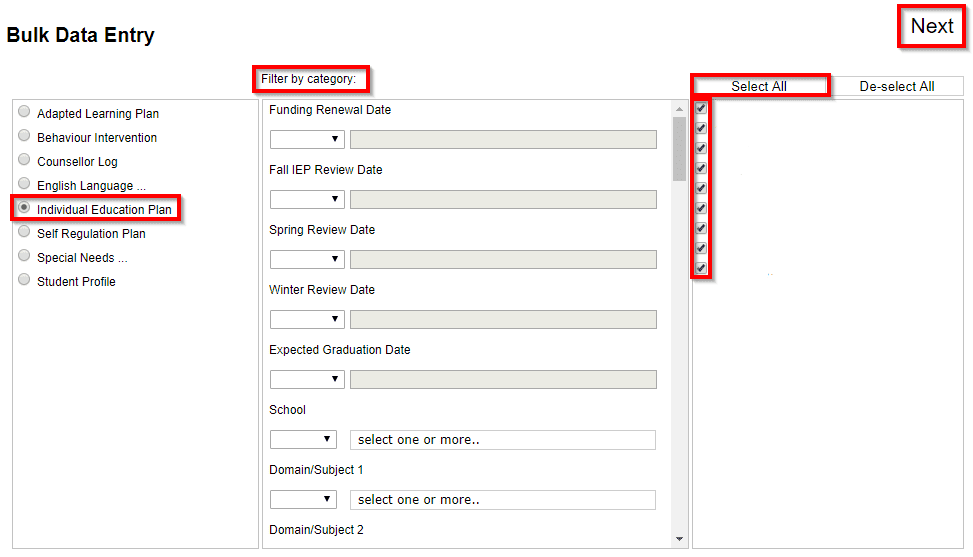 clevr dashboard for Bulk Data Entry