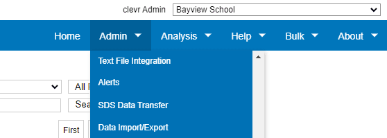 clevr dashboard legacy menus admin dropdown menu with alerts modules