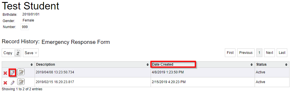 clevr-date-created-emergency-response-form