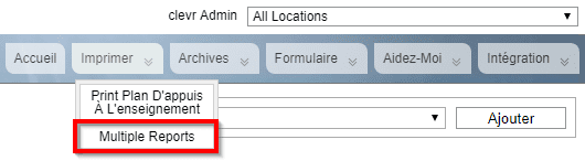 clevr-imprimer-multiple-reports