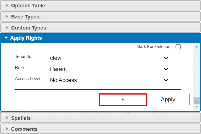 clevr-superuser-role-dropdown