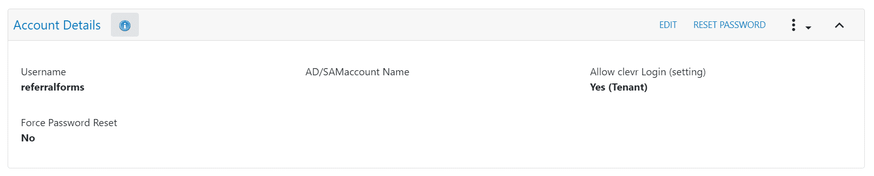 clevr-account-details